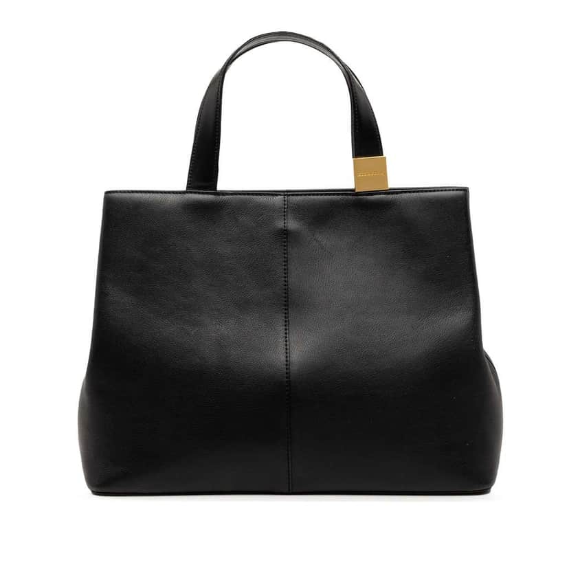 Burberry Leather Tote Black Leather Very good condition - Front View