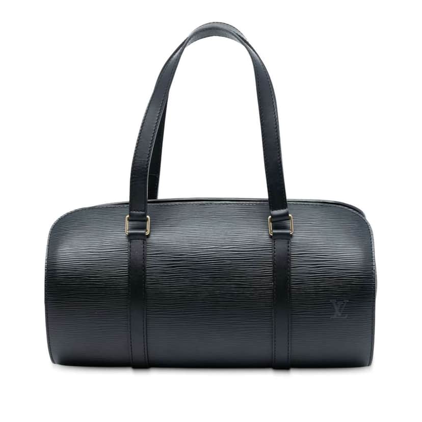 Louis Vuitton Epi Soufflot Black Leather Good condition - Front View