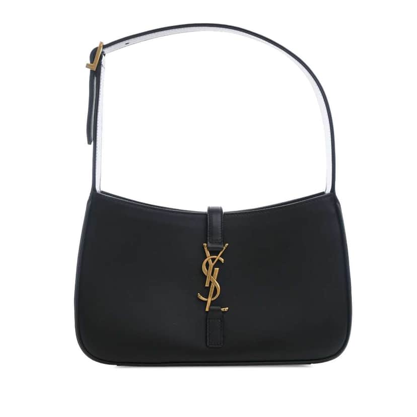 Saint Laurent Smooth Calfskin Le 5 a 7 Black Leather Very good condition - Front View