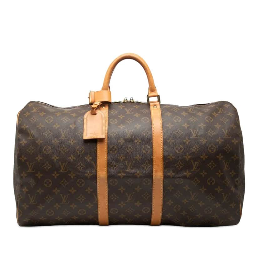 Louis Vuitton Monogram Keepall 55 Brown Very good condition - Front View