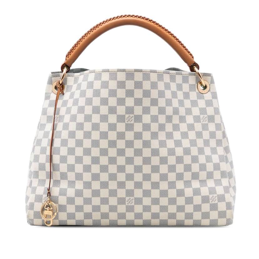 Louis Vuitton Damier Azur Artsy MM White Good condition - Front View