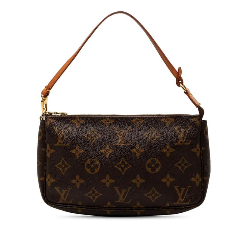 Louis Vuitton Monogram Pochette Accessoires Brown Good condition - Front View