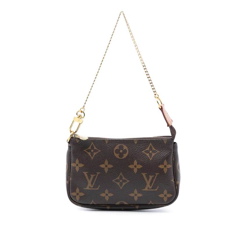 Louis Vuitton Monogram Mini Pochette Accessoires Brown Good condition - Front View