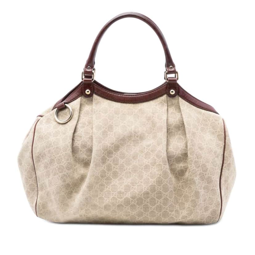 Gucci Large GG Canvas Sukey Tote Beige Good condition - Front View