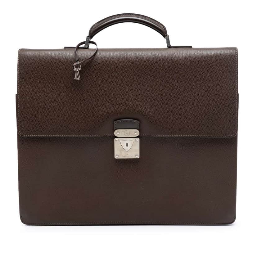 Louis Vuitton Taiga Laguito Brown Leather Good condition - Front View