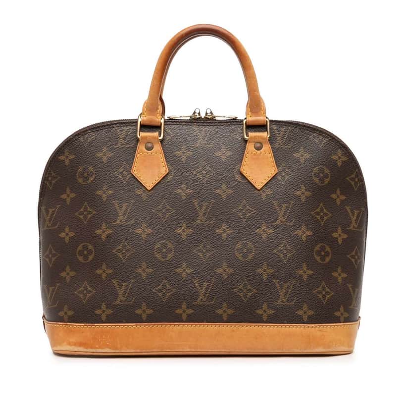 Louis Vuitton Monogram Alma PM Brown Fair condition - Front View