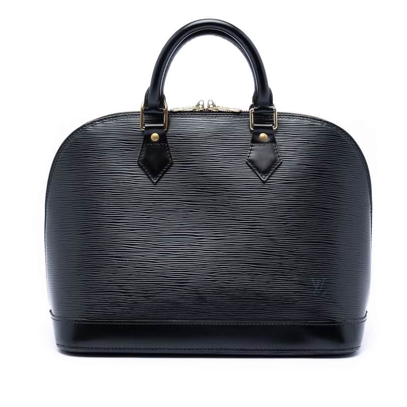 Louis Vuitton Epi Alma PM Black Leather Good condition - Front View