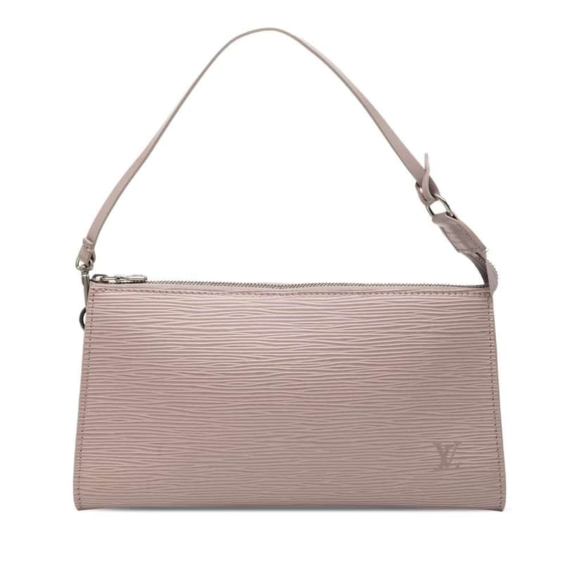 Louis Vuitton Epi Pochette Accessoires Purple Leather Good condition - Front View