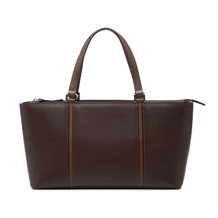 Burberry Leather Handbag Brown Leather Good condition - Front View