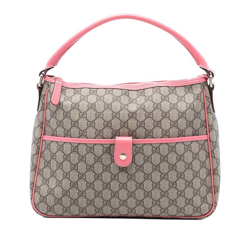 Gucci GG Supreme Joy Handbag Beige Good condition - Front View