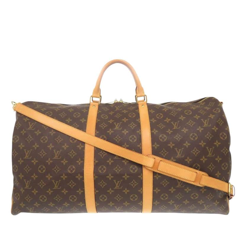 Louis Vuitton Monogram Keepall Bandouliere 60 Brown Good condition - Front View
