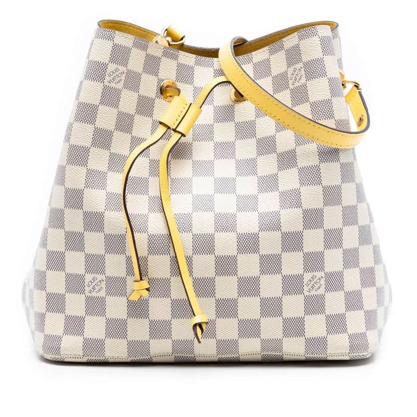 Louis Vuitton Damier Azur Neonoe MM White Good condition - Front View