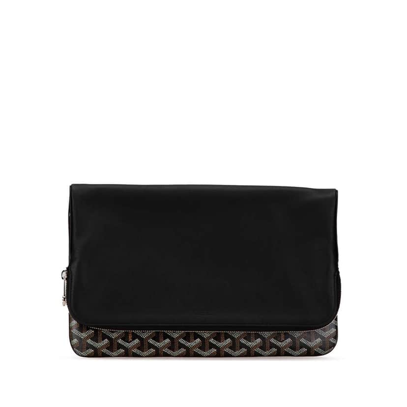 Goyard Goyardine Sainte Marie Black Canvas Good condition - Front View