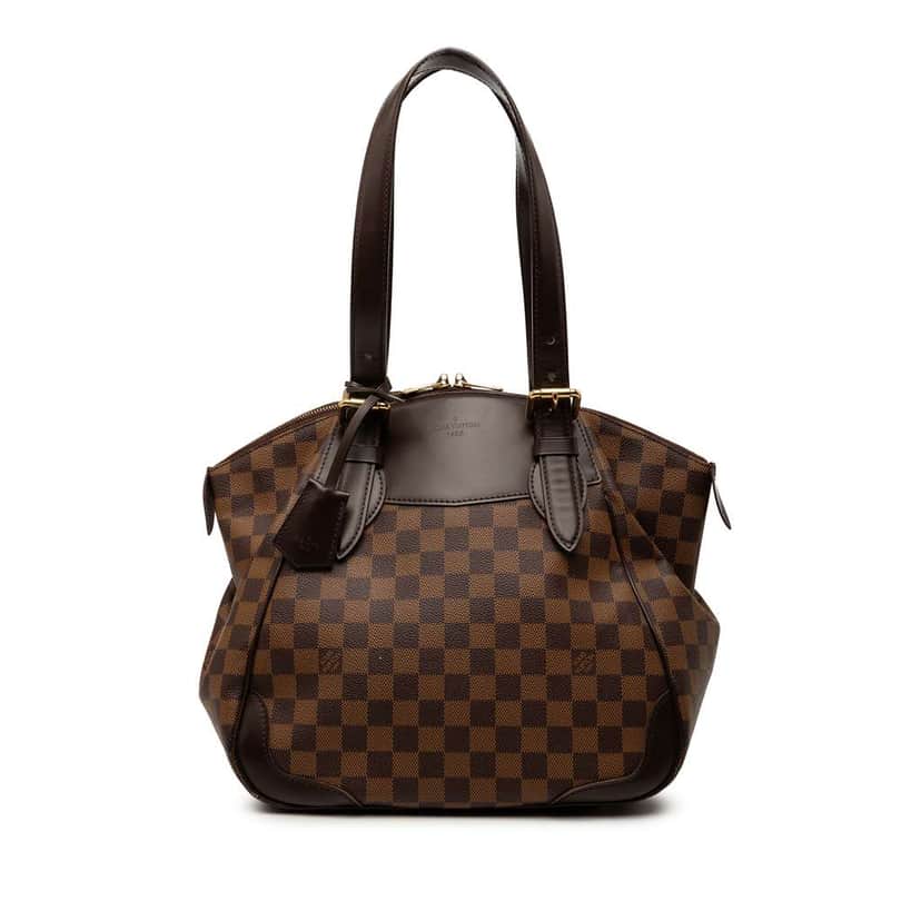 Louis Vuitton Damier Ebene Verona MM Brown Good condition - Front View