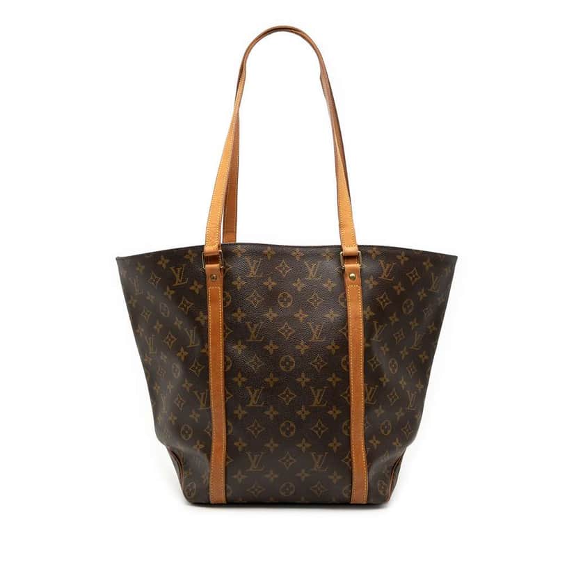 Louis Vuitton Monogram Sac Shopping Brown Fair condition - Front View