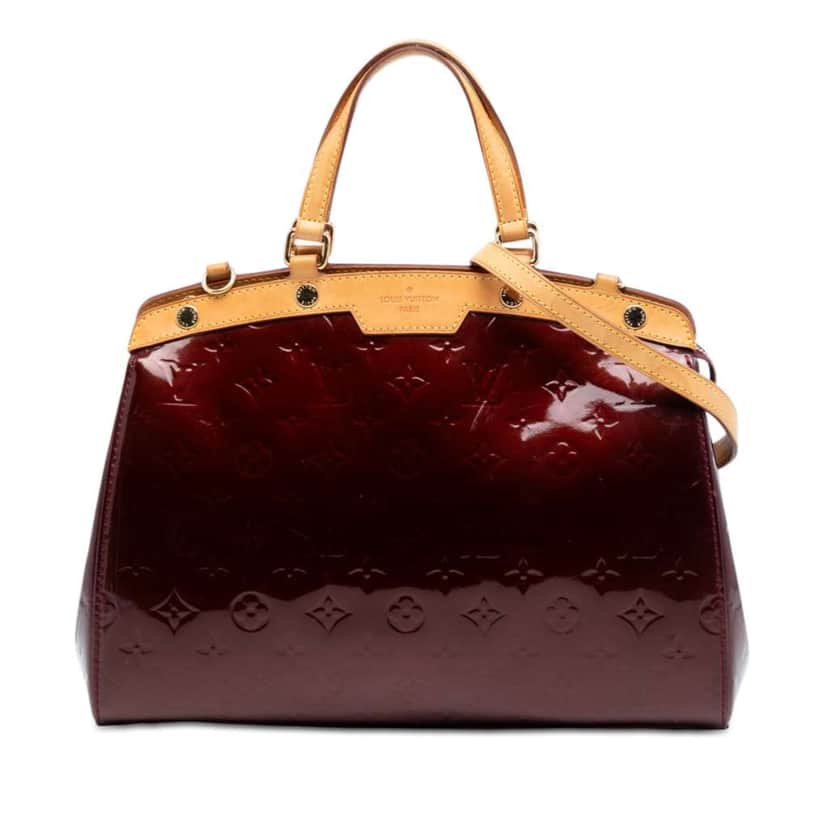Louis Vuitton Monogram Vernis Brea MM Red Leather Very good condition - Front View