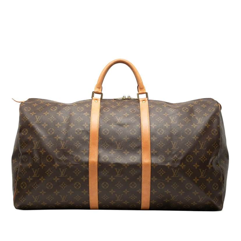 Louis Vuitton Monogram Keepall 60 Brown Very good condition - Front View