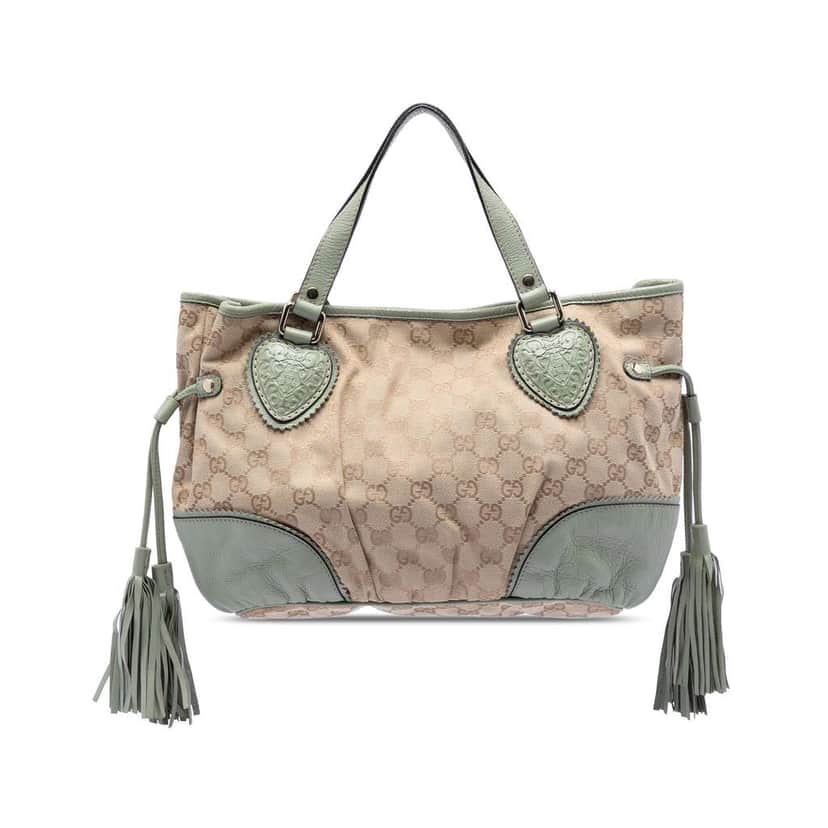 Gucci Small GG Canvas Tribeca Tote Beige Very good condition - Front View