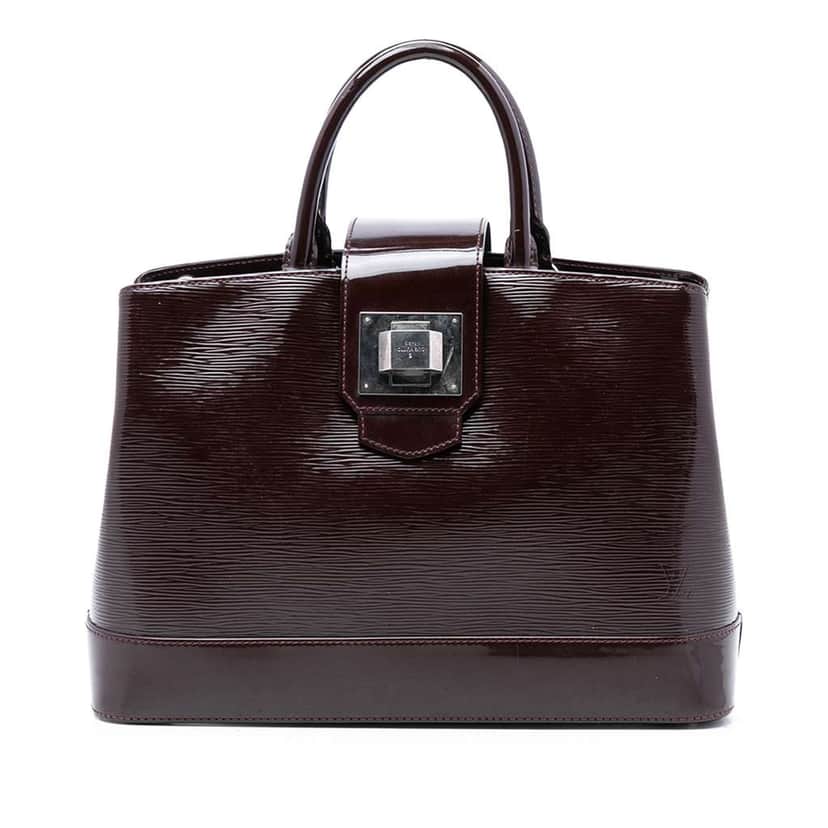 Louis Vuitton Electric Epi Mirabeau GM Purple Leather Very good condition - Front View
