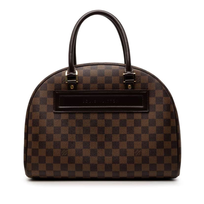 Louis Vuitton Damier Ebene Nolita Brown Good condition - Front View