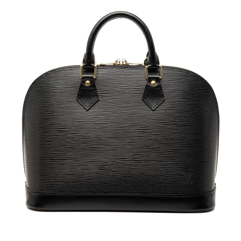 Louis Vuitton Epi Alma PM Black Leather Very good condition - Front View