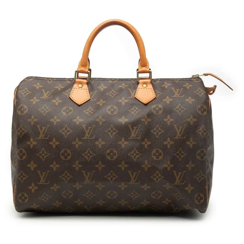 Louis Vuitton Monogram Speedy 35 Brown Very good condition - Front View