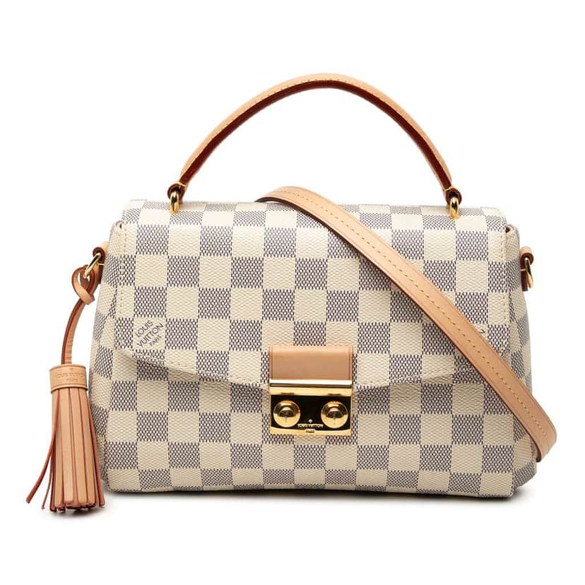 Louis Vuitton Damier Azur Croisette White Very good condition - Front View