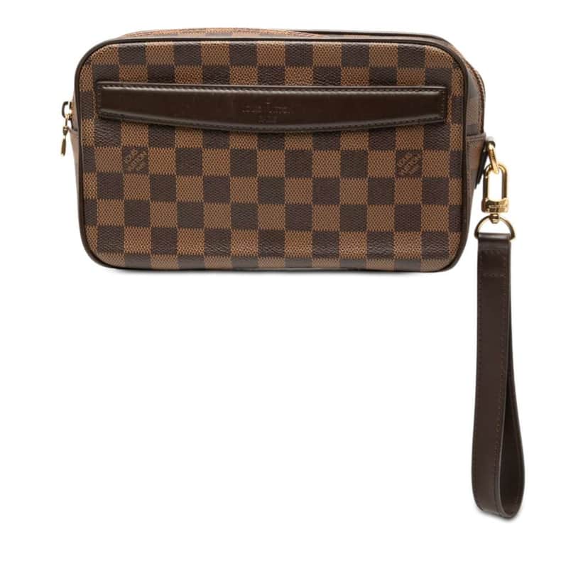 Louis Vuitton Damier Ebene Pochette Saint Paul Brown Very good condition - Front View