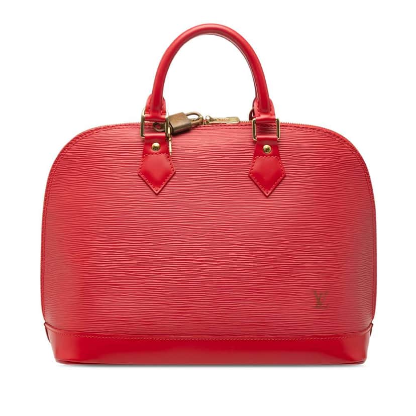 Louis Vuitton Epi Alma PM Red Leather Very good condition - Front View