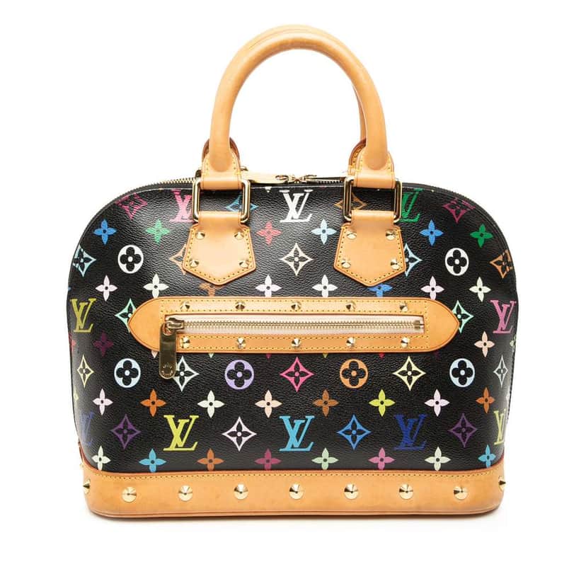 Louis Vuitton Monogram Multicolore Alma PM Black Good condition - Front View