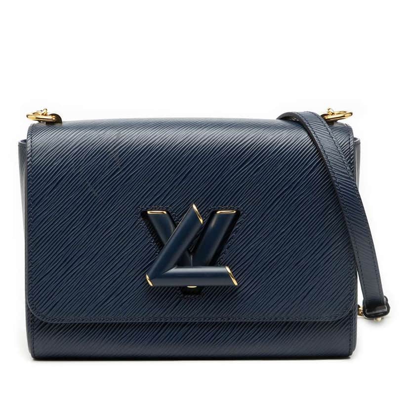 Louis Vuitton Epi Twist MM Blue Leather Very good condition - Front View
