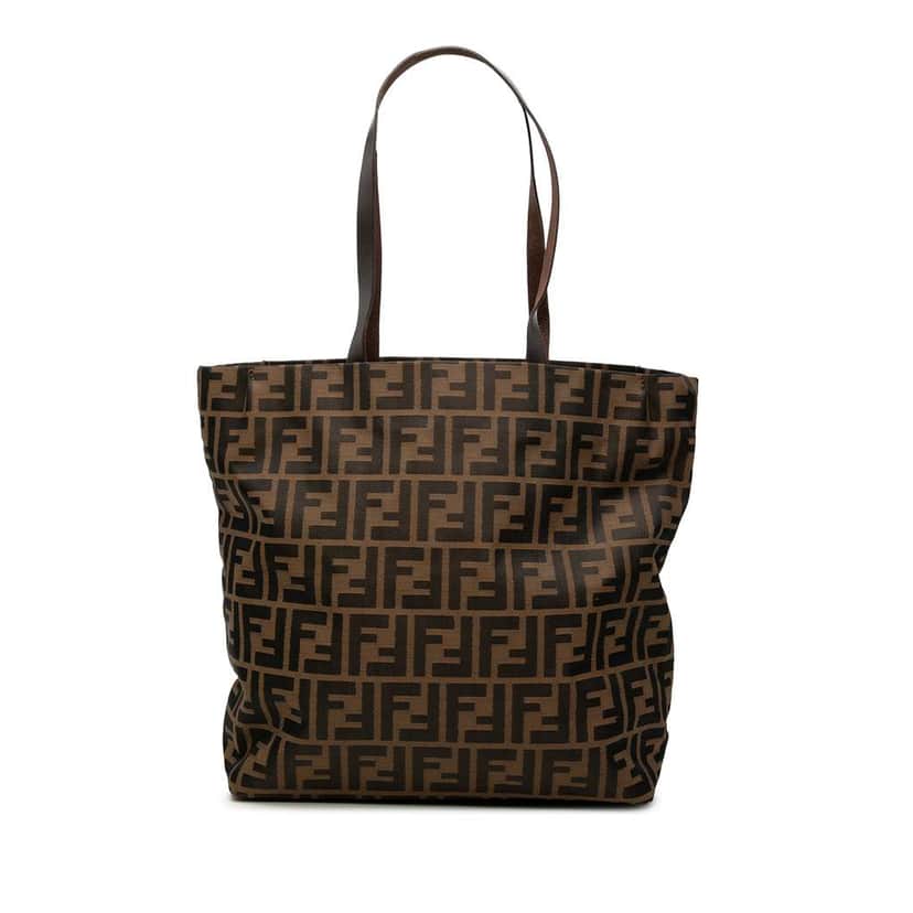 Fendi Zucca Canvas Tote Brown Canvas Very good condition - Front View
