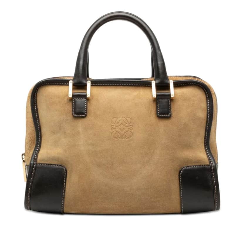 Loewe Suede Amazona 28 Brown Leather Good condition - Front View