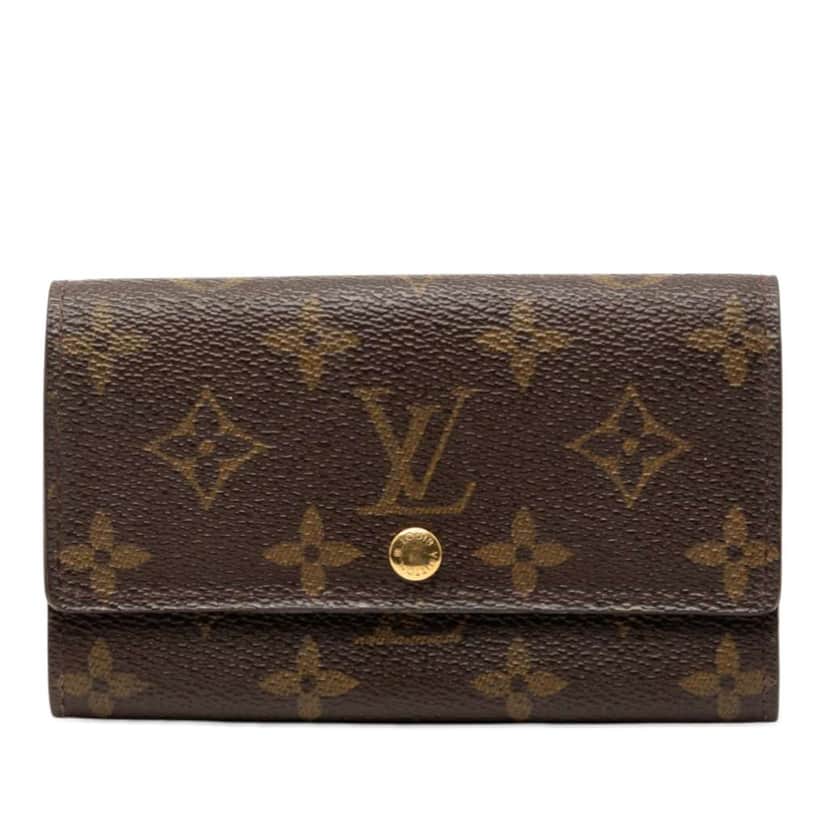 Louis Vuitton Monogram Porte Monnaie Billets Tresor Wallet Brown Very good condition - Front View