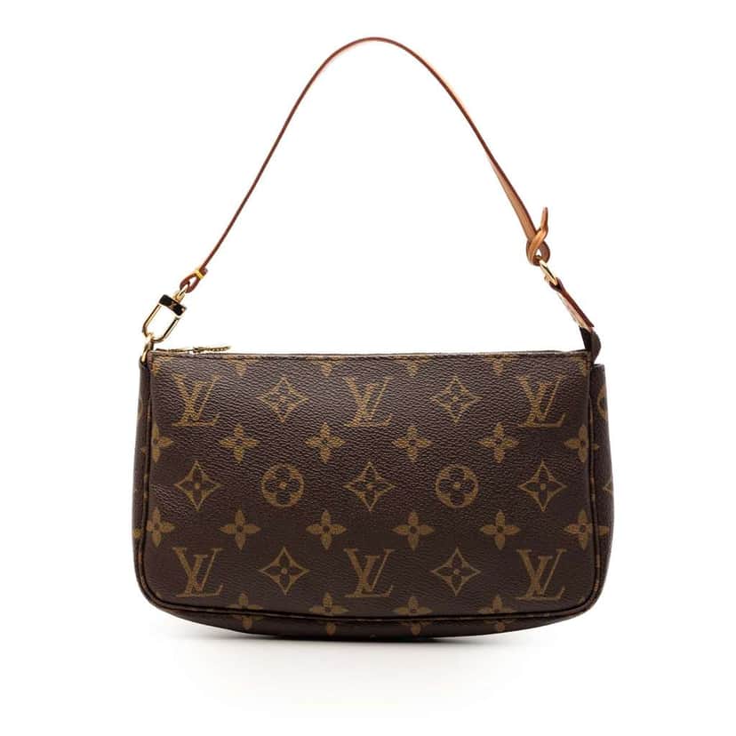 Louis Vuitton Monogram Pochette Accessoires Brown Very good condition - Front View