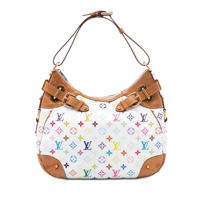Louis Vuitton Monogram Multicolore Greta White Very good condition - Front View