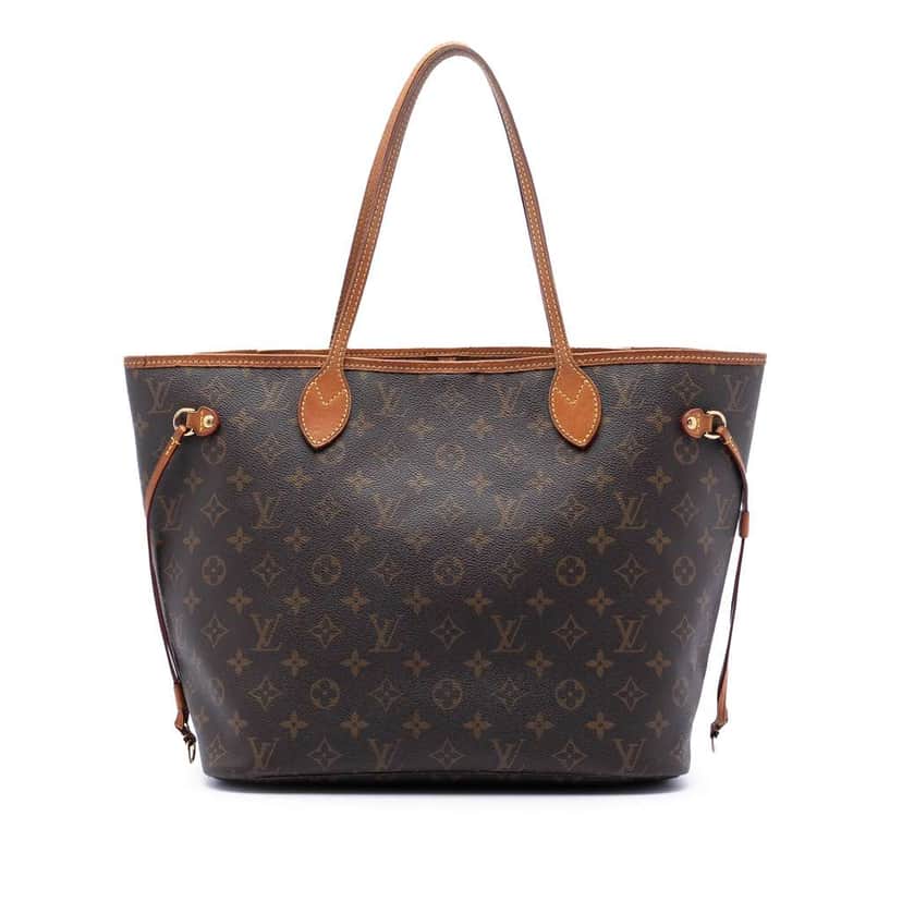 Louis Vuitton Monogram Neverfull MM Brown Very good condition - Front View