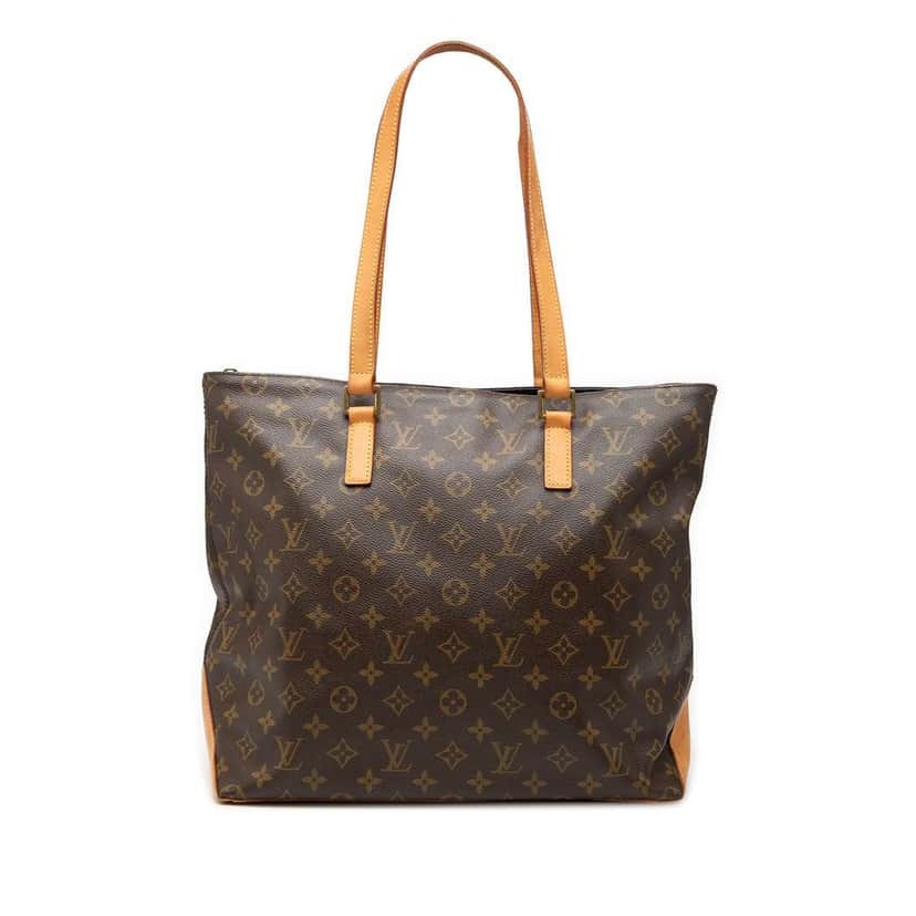 Louis Vuitton Monogram Cabas Mezzo Brown Very good condition - Front View