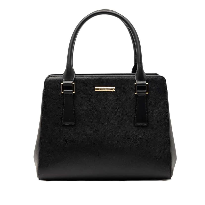 Burberry Leather Handbag Black Leather Very good condition - Front View