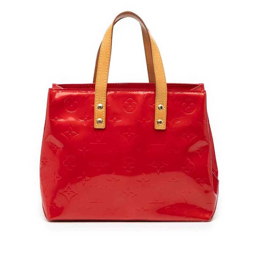 Louis Vuitton Monogram Vernis Reade PM Red Leather Very good condition - Front View