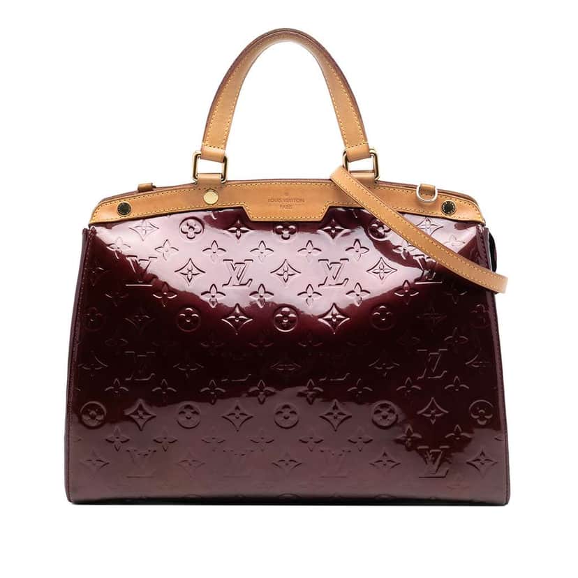 Louis Vuitton Monogram Vernis Brea GM Red Leather Very good condition - Front View