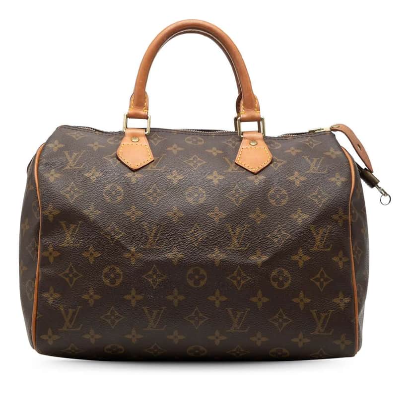 Louis Vuitton Monogram Speedy 30 Brown Good condition - Front View