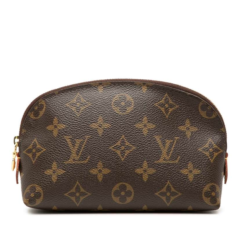 Louis Vuitton Monogram Cosmetic Pouch PM Brown Very good condition - Front View