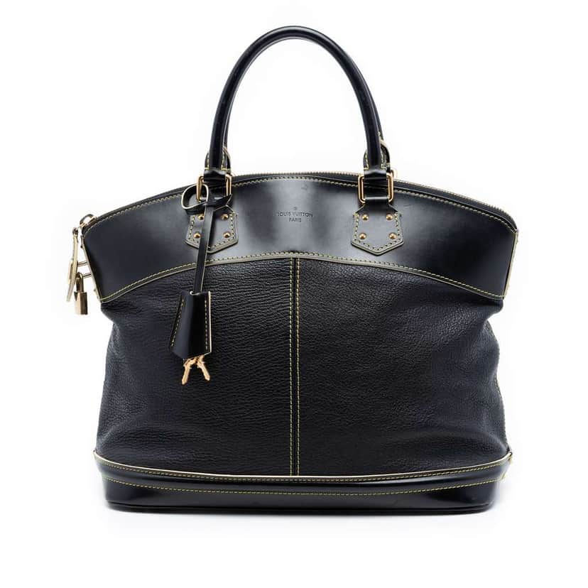 Louis Vuitton Suhali Lockit PM Black Leather Very good condition - Front View
