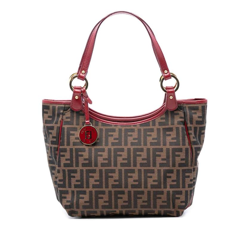 Fendi Zucca Canvas Chef Tote Brown Canvas Very good condition - Front View