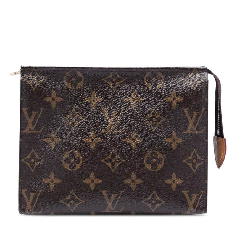 Louis Vuitton Monogram Toiletry Pouch 19 Brown Very good condition - Front View