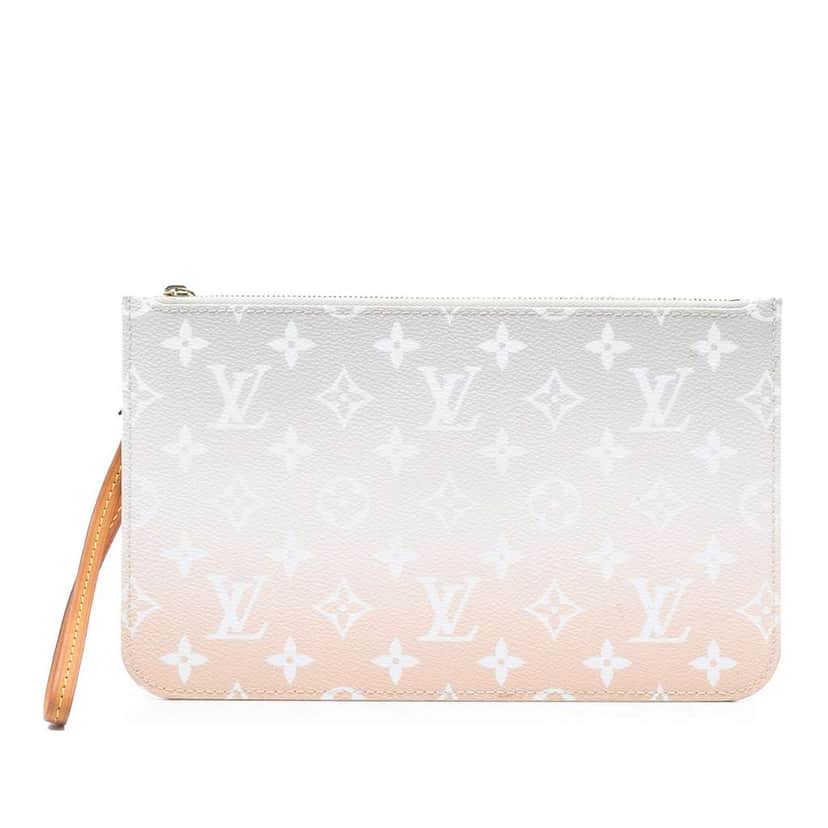 Louis Vuitton Monogram By the Pool Neverfull MM Pouch Pink Very good condition - Front View