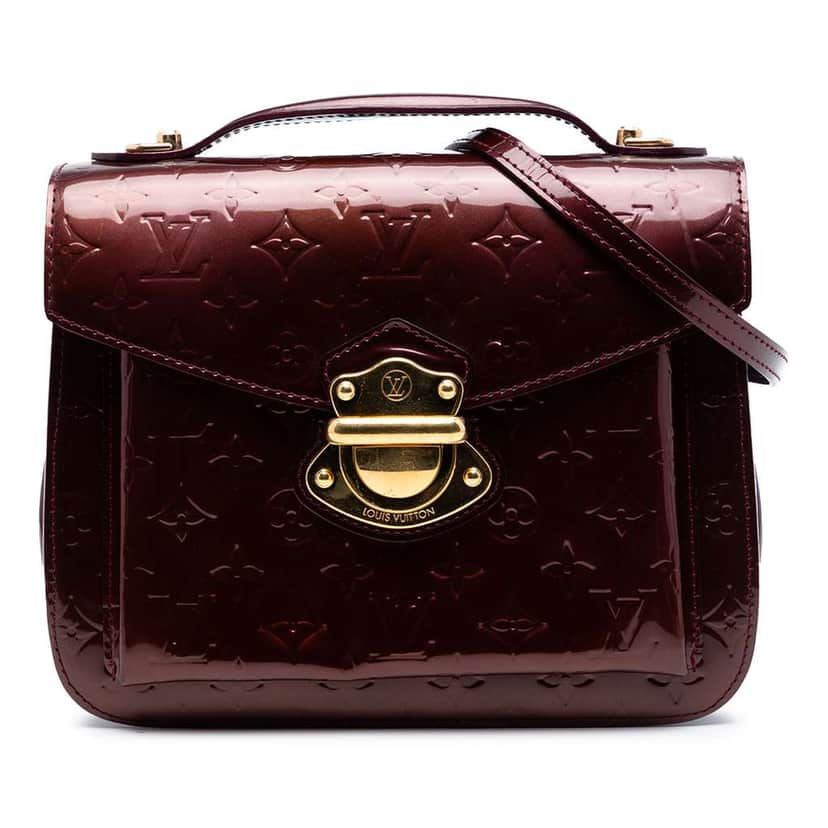 Louis Vuitton Monogram Vernis Miranda Red Leather Very good condition - Front View