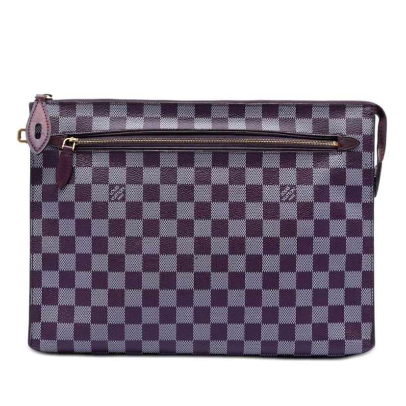 Louis Vuitton Damier Couleurs Kit Clutch Purple Very good condition - Front View