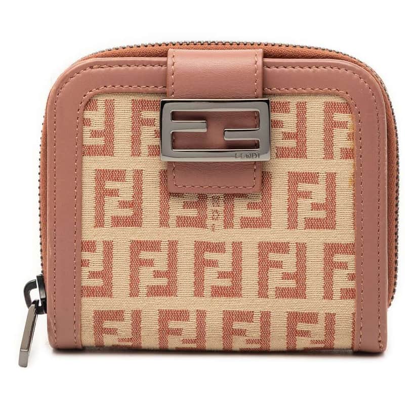 Louis Vuitton Zucchino Canvas Bifold Compact Wallet Beige Canvas Very good condition - Front View